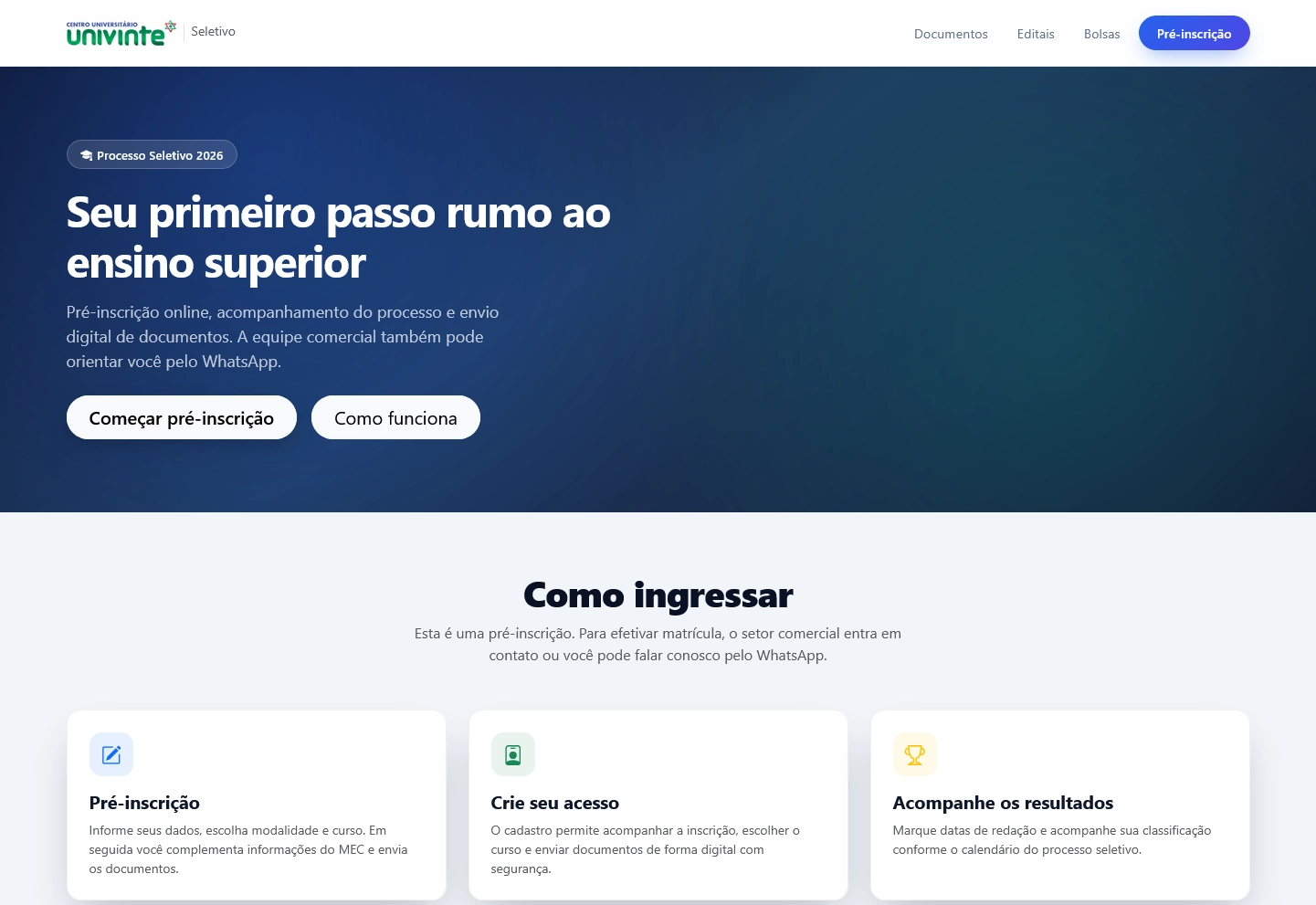 Seletivo Univinte