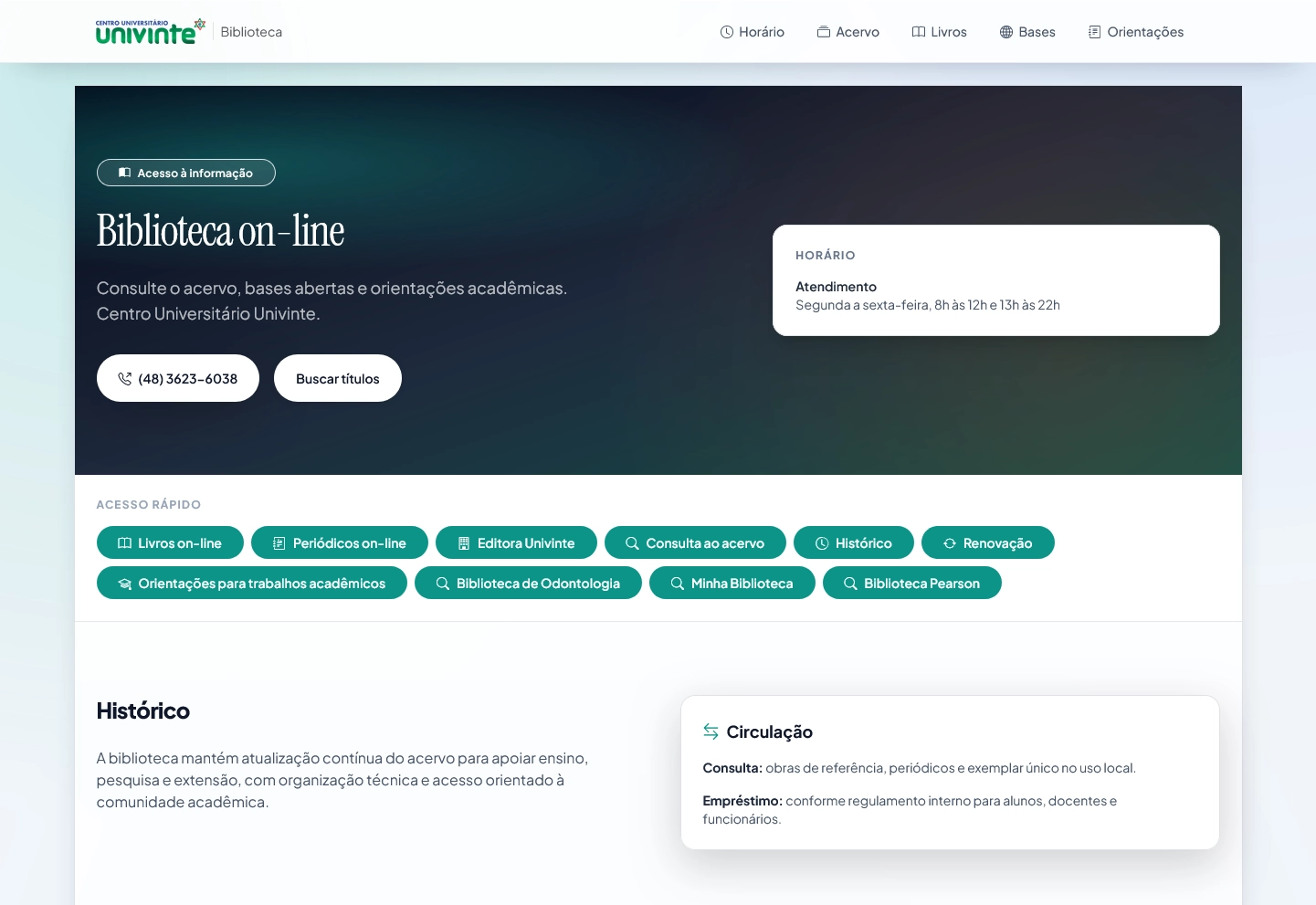 Biblioteca Univinte